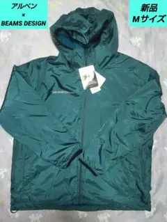 新品 TIGORA×BEAMS DESIGN フードジャケット ブルー Mサイズ