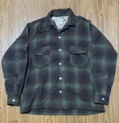 【格安オークション】60s〜 Golden Line オンブレボードシャツ 難有