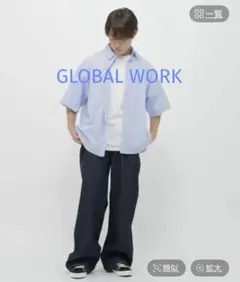 【GLOBAL WORK】ワイドストレートデニム/AND YUA ANYのサムネイル