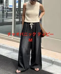 専用　チャオパニック ワイドパンツ ワイドイージーパンツ　ブラック　M