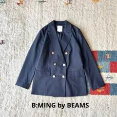 B:MING by BEAMS ダブルブレストジャケット　紺ブレ　テーラード