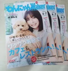 長濱ねる　わんちにゃんWalker　3冊セット