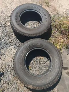 グッドイヤー ラングラー AT/S　225/80r15 バリ山　２本 グッドイヤー ラングラー AT/S 225/80r15 バリ山 2本 - メルカリ