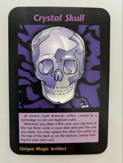 オリジナル版　イルミナティカード　希少　crystal skull １枚