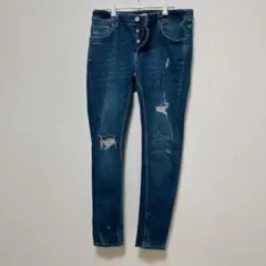 ZARA ダメージデニムパンツ USA 31 Mサイズ　メンズ