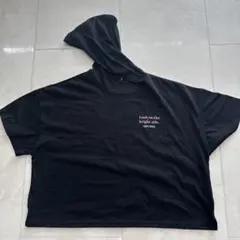 Lovetoxic フード付きTシャツ 黒