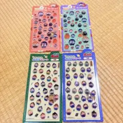 忍たま乱太郎 チェンソーマン ふわコロりん ぷっクリアデコシール 4点まとめ売り