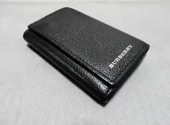 良美品　BURBERRY　ITALY　本革レザーキーケース　6連
