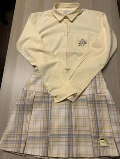 ポムポムプリン　　サンリオ　ワイシャツ　スカートセット　M 制服風