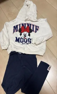 ZARA ディズニー　ミニー　セットアップ