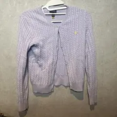 Polo Ralph Lauren 薄紫色カーディガン 160cm