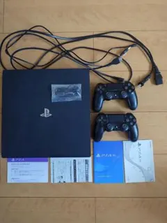 PS4 Pro 1TB 本体 コントローラー2個付き