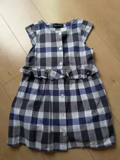 Bebe チェック柄 ワンピース 100cm