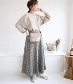terawear emu チェックスカート