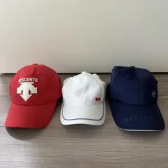 【3点セット】デサント/ユニクロ キャップ 3点セット