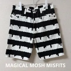 MAGICAL MOSH MISFITS ドロドロストライプ ショートパンツ