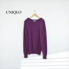 ＊ユニクロ セーター 【M】 エクストラファインメリノ　 ニットb511