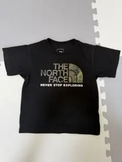 THE NORTH FACE キッズ Tシャツ カモフラロゴ