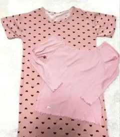 【新品未使用】2点セット♡peach John ハート ルームウェア ピンク