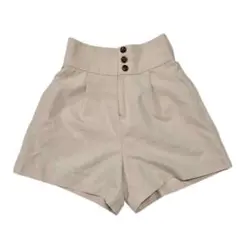 INGNI イング ショートパンツ ライトベージュ ハイライズ バックゴム（F）