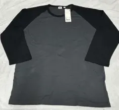 ★新品★UNIQLO クルーネックTシャツ 七分袖 XLのサムネイル