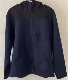 BACK NUMBER　メンズ　ジップアップパーカー　ネイビー　XL