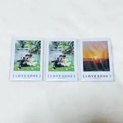 映画 LOVE SONG ラブソング 入場者特典 オリジナルチェキ風カード