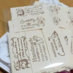 デニムリメイク☆レトロクラシックシャビー細長タグ✨️リボン - メルカリ