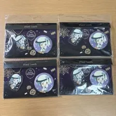 ツイステ アクリルキーホルダー＆缶バッジセット フロイド　4点セット