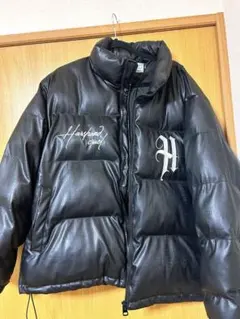 美品‼️ HARSHANDCRUEL ブラックダウンジャケット