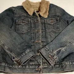 ❤️週末SALE❤️ GAP ❤️ あったか　デニム　ジャケット 裏地ファー付き　美品
