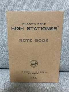 PUGGY'S BEST HIGH STATIONER ノート　文庫本サイズのサムネイル