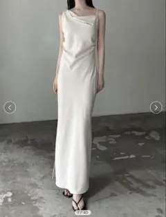 célon asymmetry drape cami dress