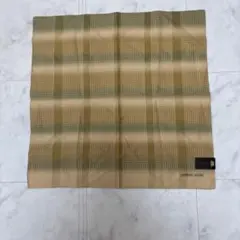 CHRISTIAN AUJARD チェック柄 ハンカチ