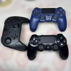 プレイステーション4コントローラーNINTENDOSwitchプロコンジャンク品
