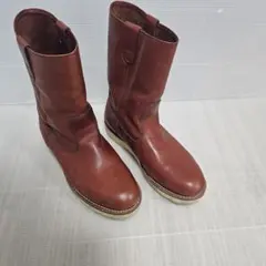 FRYE フライ ペコスブーツ US8.5 26.5cm 本革 ブラウン レザーのサムネイル