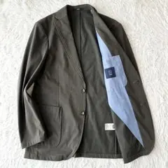 【XLサイズ✨ストレッチ性】EDWIN デニスラ テーラードジャケット オリーブ
