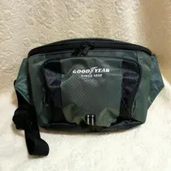 GOODYEAR ウエストポーチ グリーン・ブラック