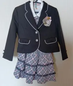 Lili Lundiフォーマルセット（ブレザー・シャツ・スカート)120cm