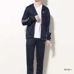 新品タグ付き　アディダス　メンズジャージ上下セット　2XL ネイビー
