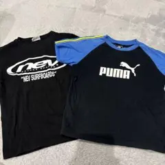 PUMA ラグランスリーブ Tシャツ 150サイズ 2枚セット