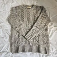 BEAMS Lケーブルニットセーター【美品】【定価14000】