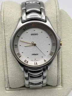中古動作良_Seikoプレサージュ7T36_ムーンフェイズ - メルカリ