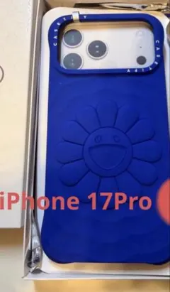 限定 CASETiFY iPhone17proケース ブルー 村上隆 - メルカリ