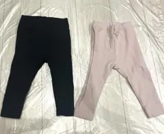 ユニクロ　リブニットパンツ