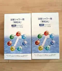素粒水 浴室シャワー用交換カートリッジ 2個セット - メルカリ
