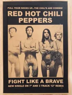 RHCP 『Fight like a Brave』レッチリ A3ポスター