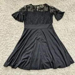 黒 レース フォーマルドレス 150 子供用