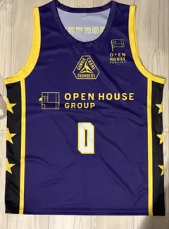 群馬クレインサンダーズ　#0 藤井選手 パープルユニ