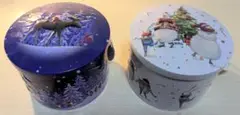 LUPICIA　クリスマスデザイン　お菓子の空き缶2セット